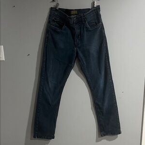 Men's Urban Star Dark Blue Straight Jeans 34x31